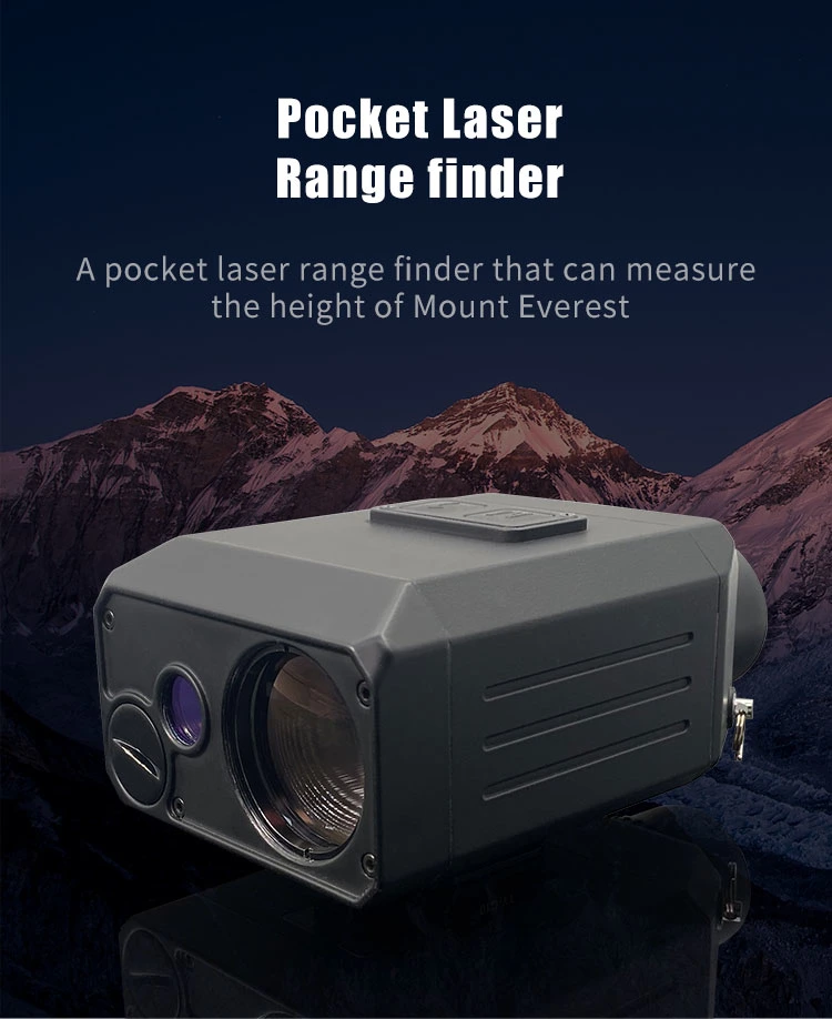 Pocket Long Distance Laser Rangefinder with Ranging Data Angle Data Power Display